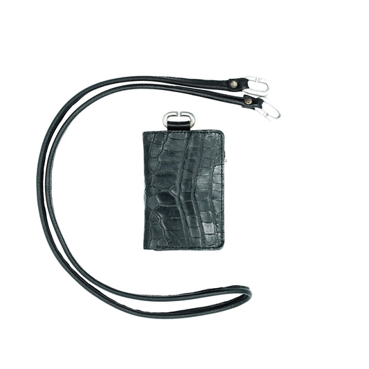 Neck Wallet / Crocodile
