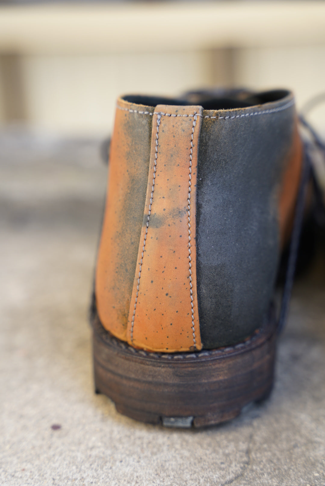 TECTA DERBY SHOES / MARBLE HORSEBUTT / 46 /