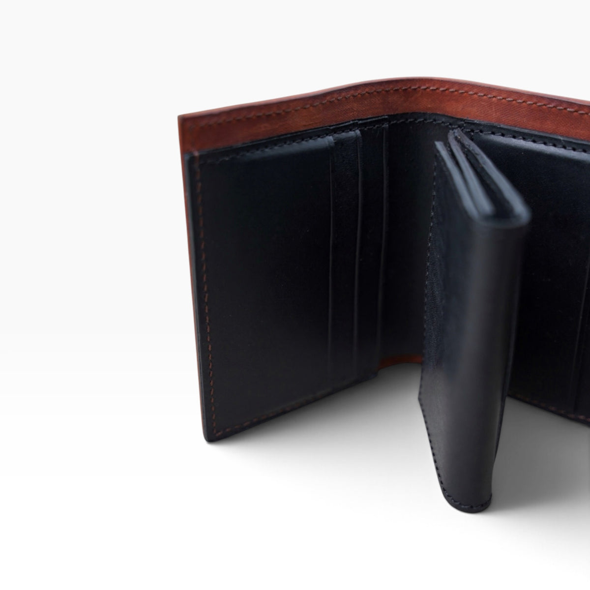 FOLDED WALLET / SHELL CORDOVAN / Brown Burgundy