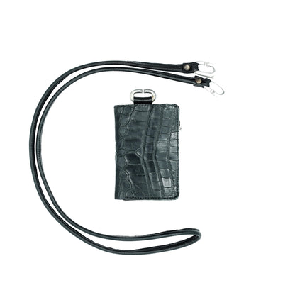 Neck Wallet / Crocodile
