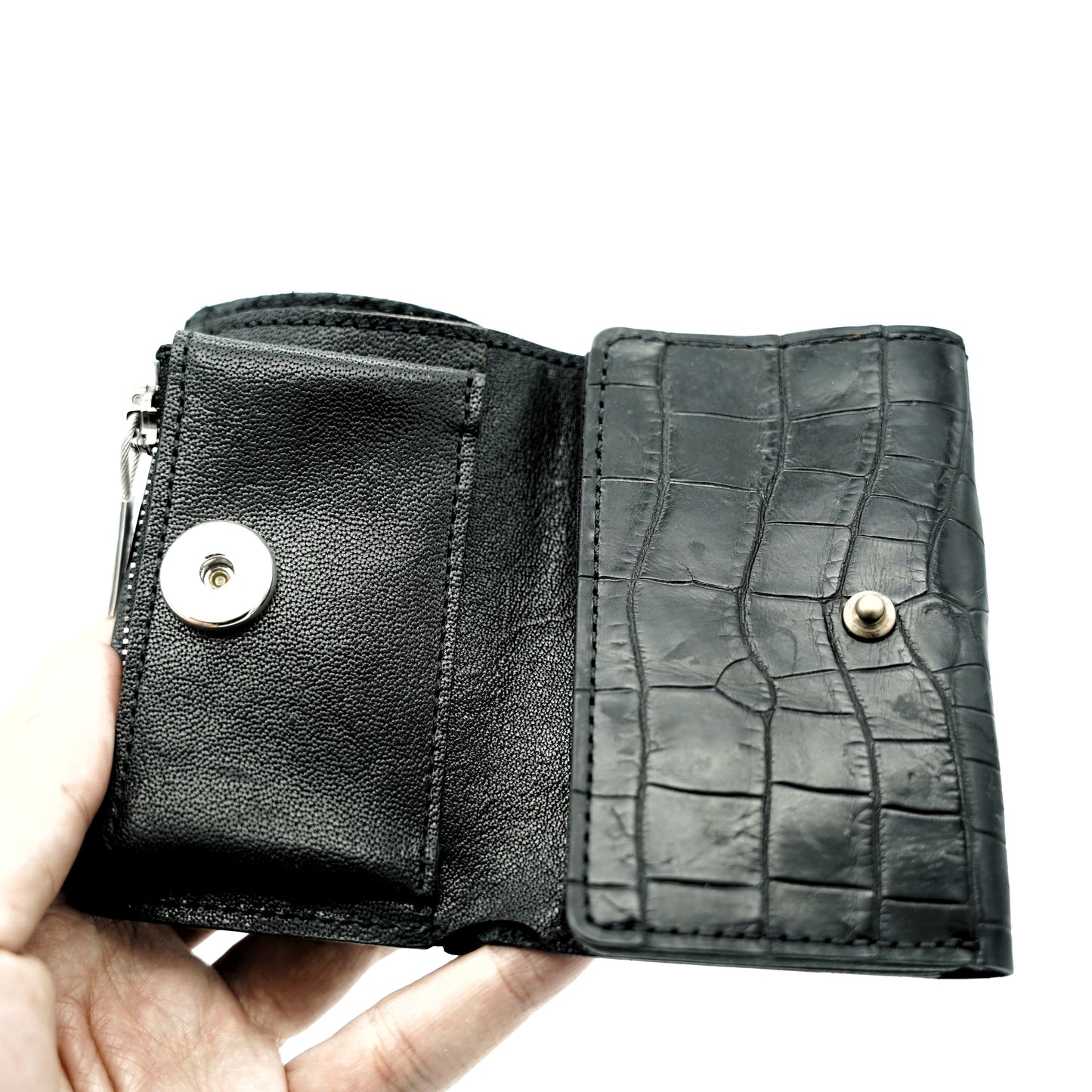 Neck Wallet / Crocodile