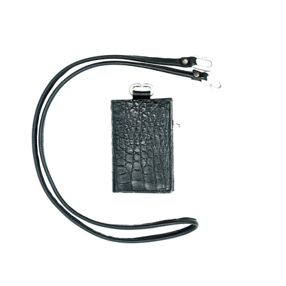 Neck Wallet / Crocodile