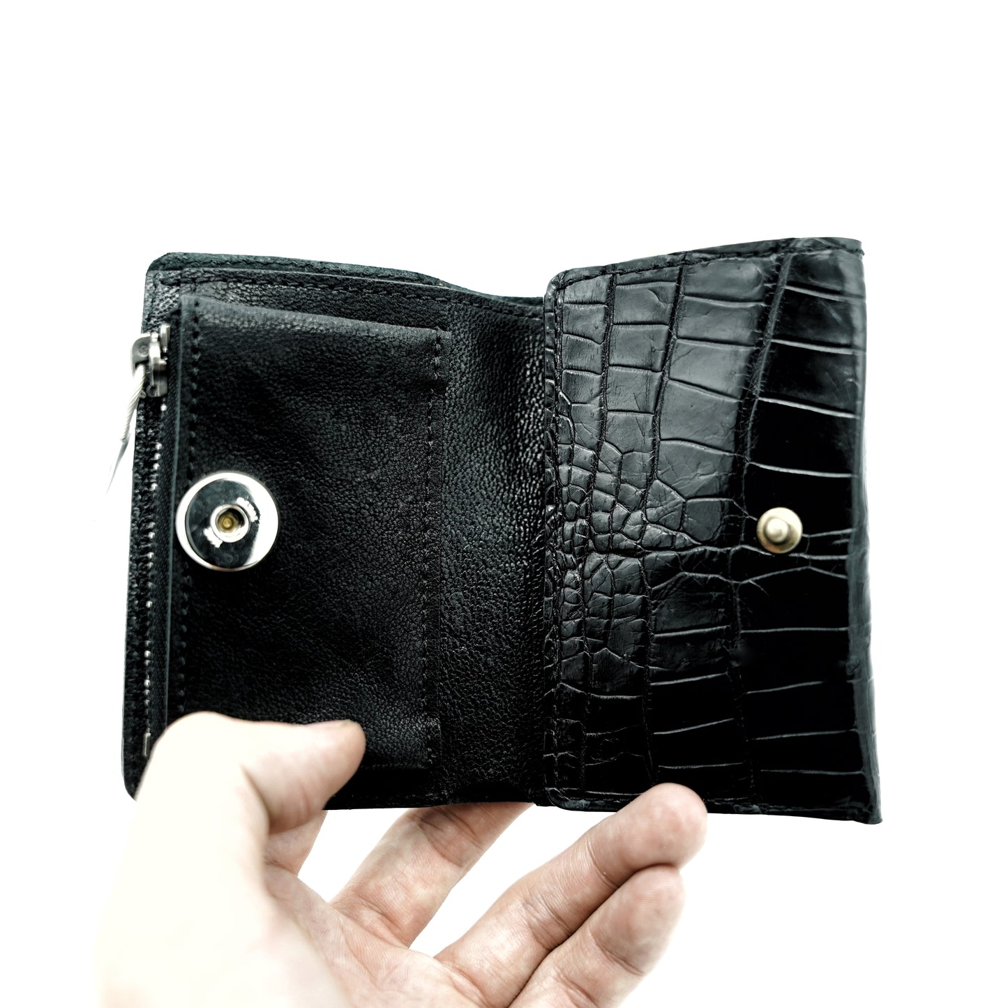 Neck Wallet / Crocodile