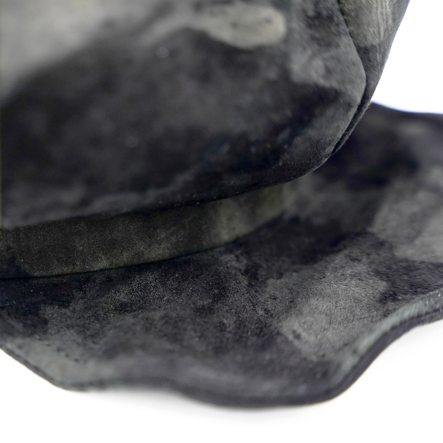 Leather Casquette / Lamb Suede
