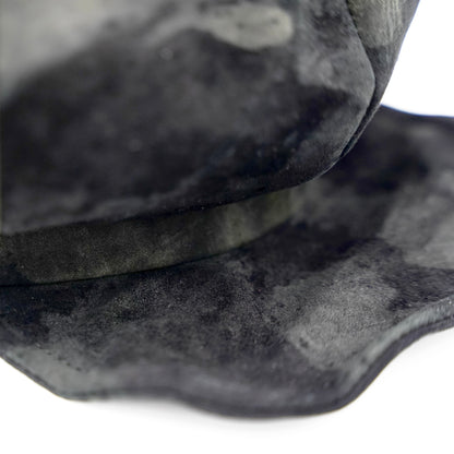Leather Casquette / Lamb Suede