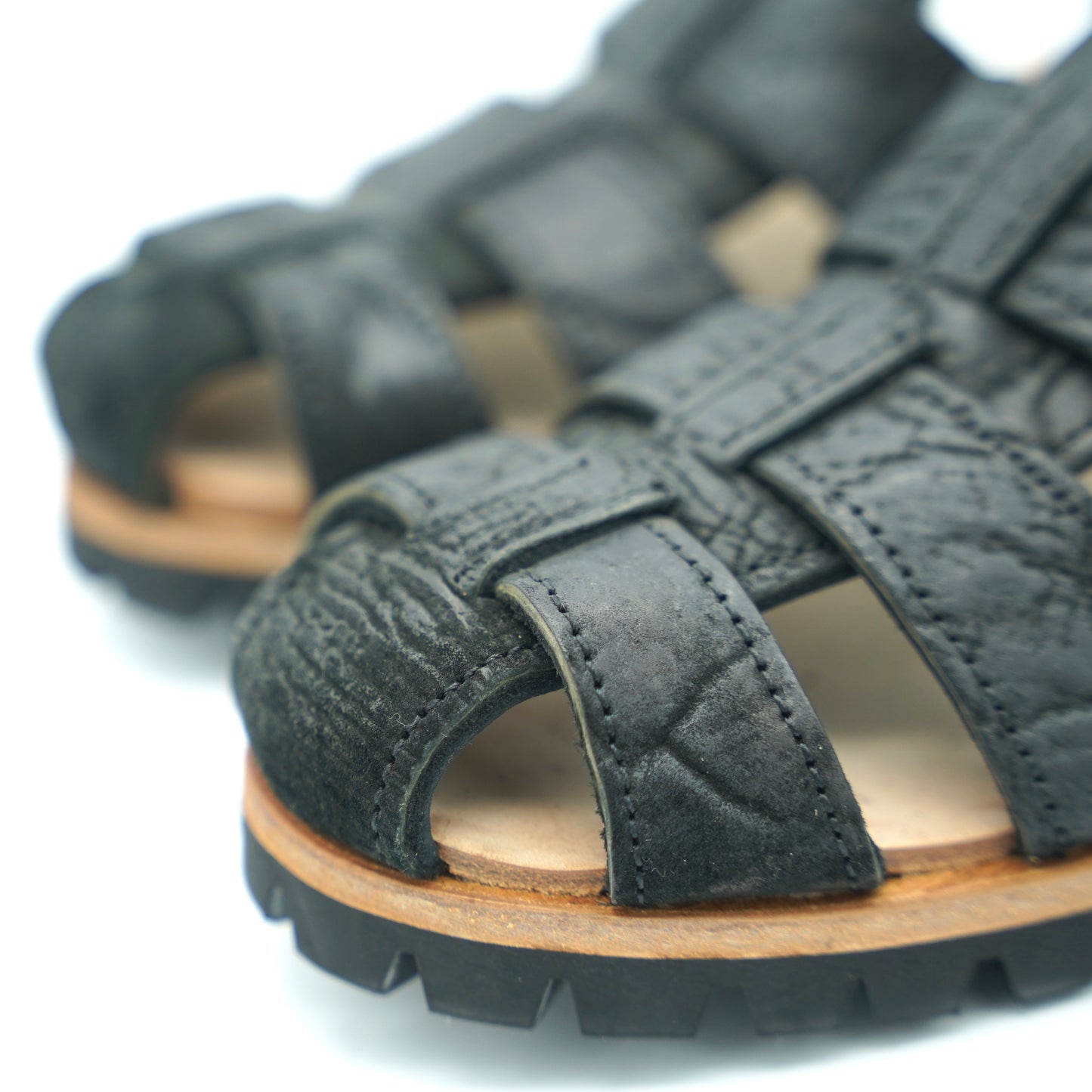 Grukha Sandal / Waxed Horse Butt