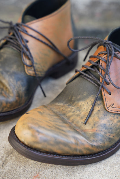 TECTA DERBY SHOES / MARBLE HORSEBUTT / 45 /