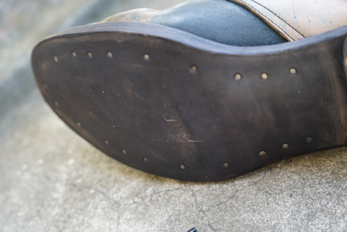 TECTA DERBY SHOES / MARBLE HORSEBUTT / 45 /