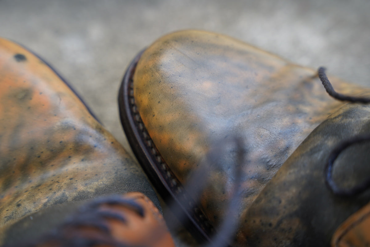 TECTA DERBY SHOES / MARBLE HORSEBUTT / 45 /