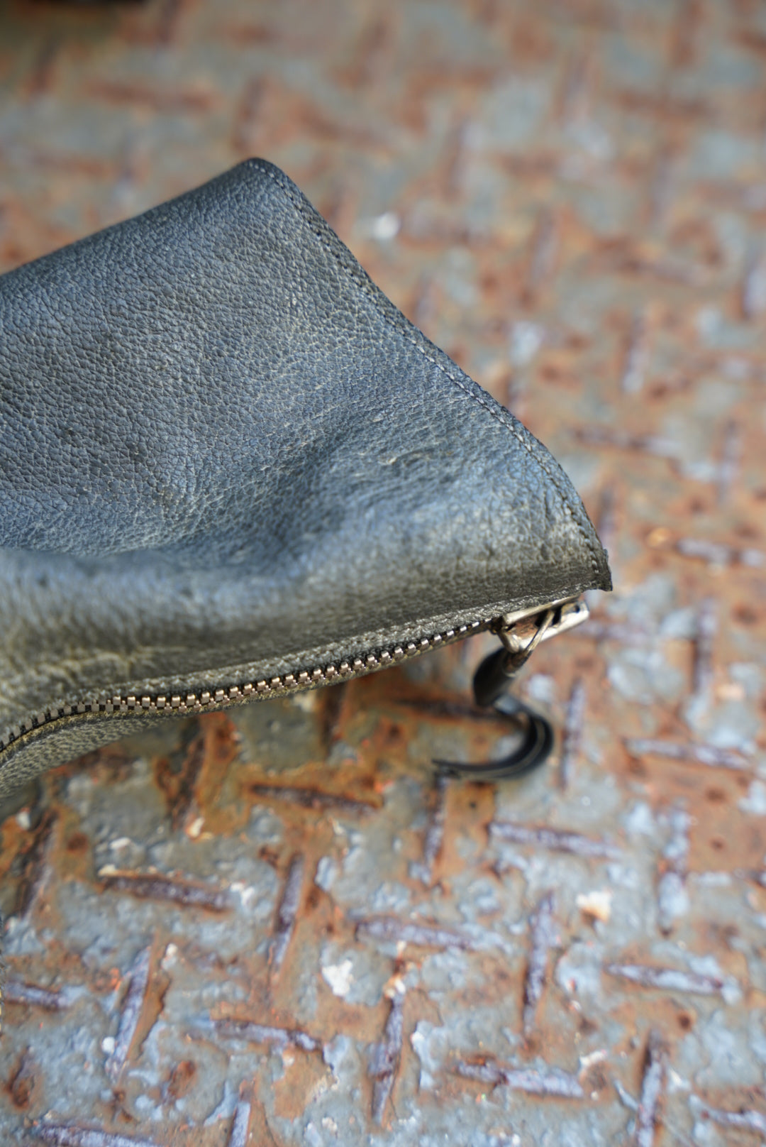 [ONLY ONE] ASIAN BLACK BEAR / BACK-ZIP BOOTS / 39 / OBJECT DYED W/ JP SUMI INK