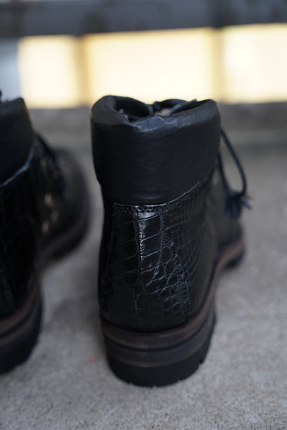 MOUNTAIN BOOTS / CROCODILE / SIZE 43