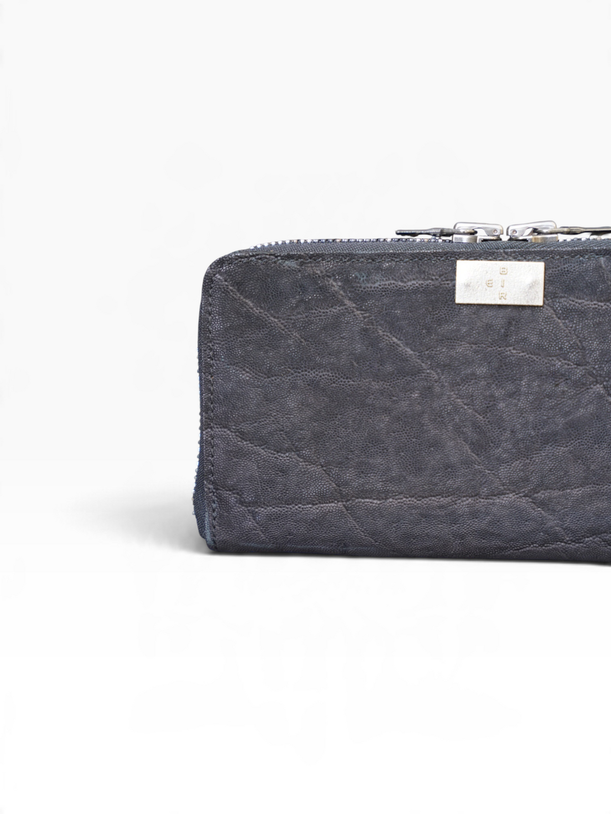 ROUND ZIP LONG WALLET / ELEPHANT / BLK