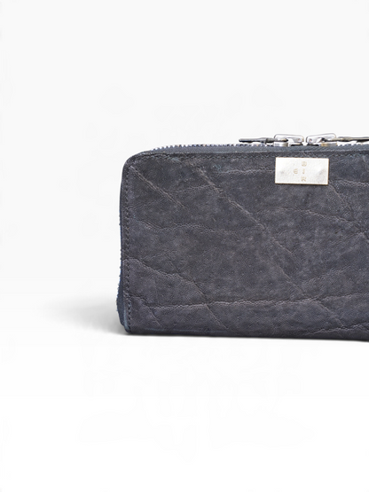 ROUND ZIP LONG WALLET / ELEPHANT / BLK