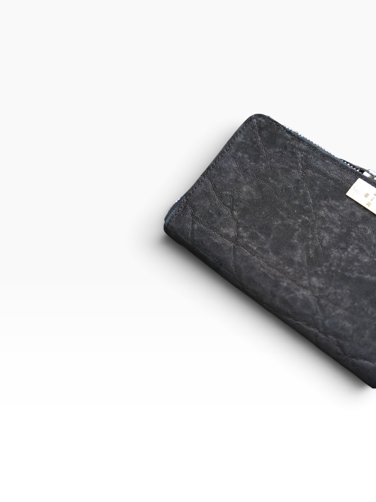 ROUND ZIP LONG WALLET / ELEPHANT / BLK