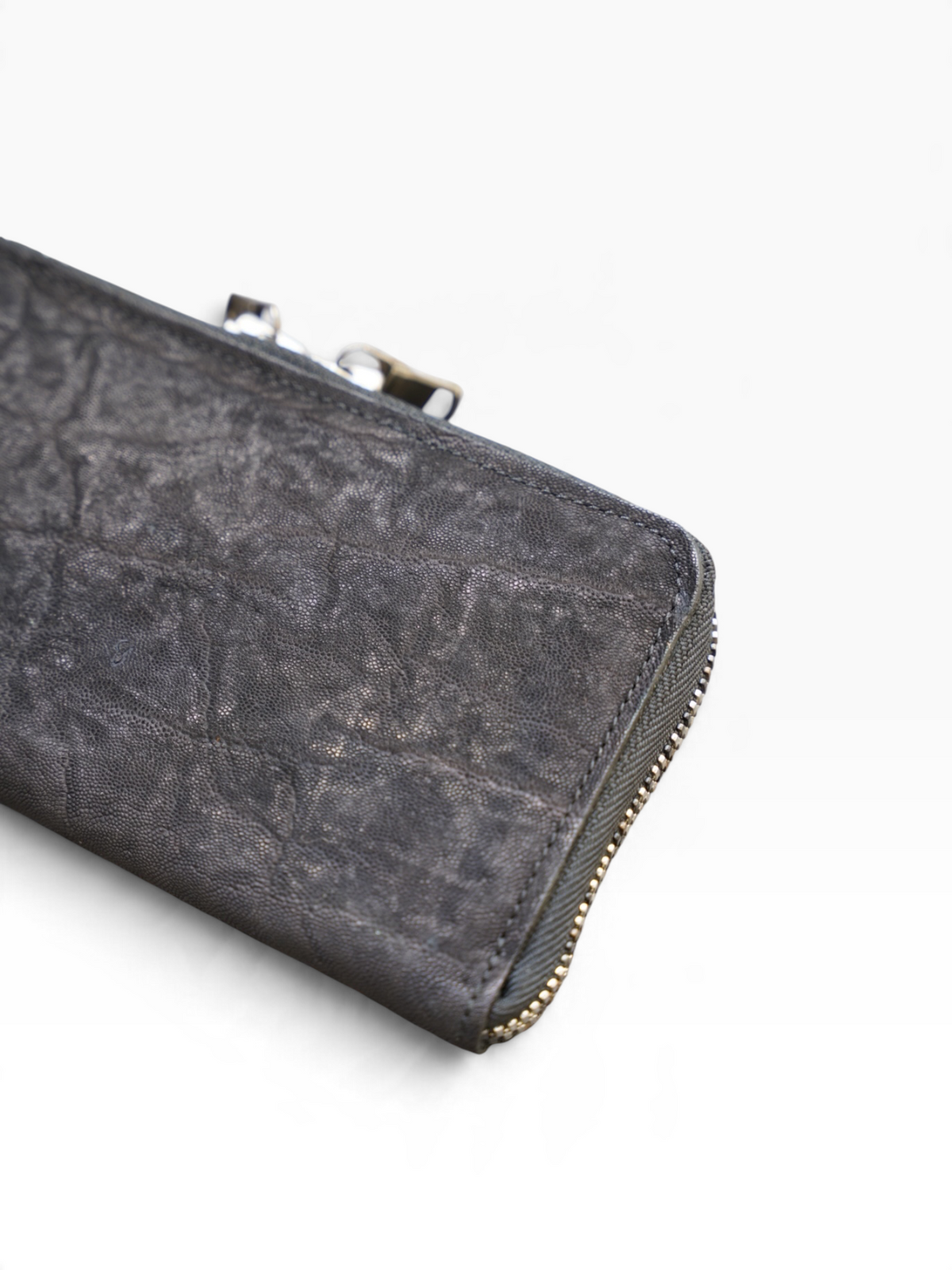 ROUND ZIP LONG WALLET / ELEPHANT / BLK