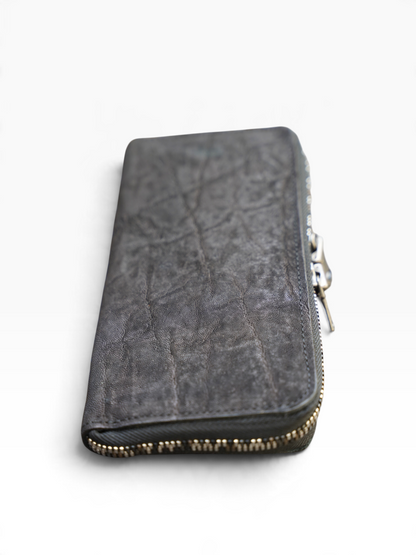 ROUND ZIP LONG WALLET / ELEPHANT / BLK