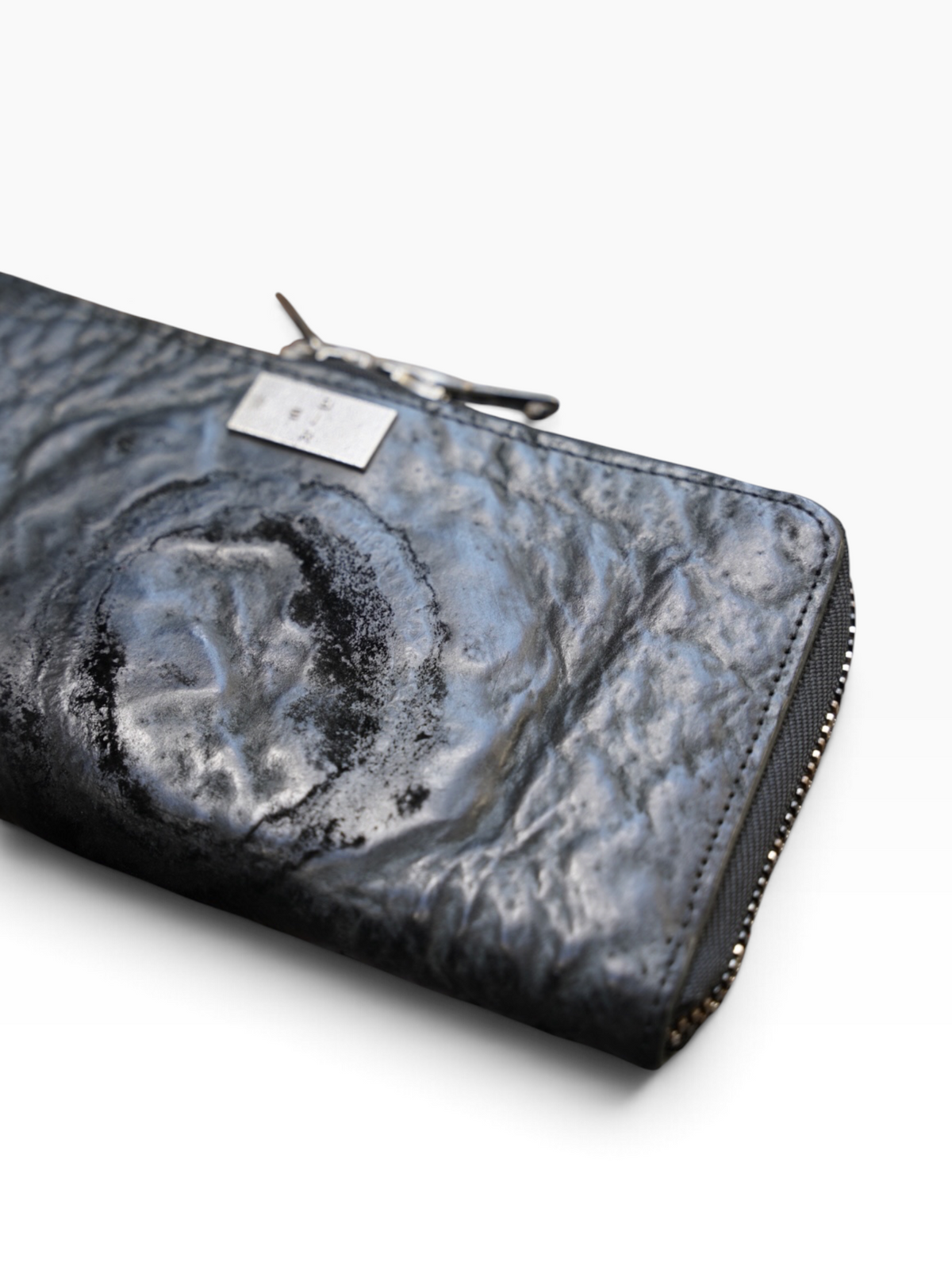 ROUND ZIP LONG WALLET / WAXED HORSEBUTT / BLK