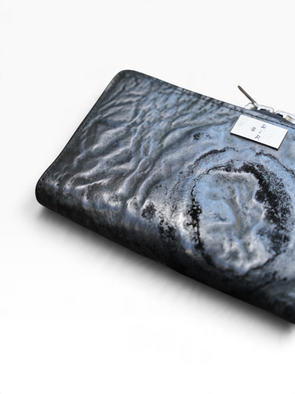 ROUND ZIP LONG WALLET / WAXED HORSEBUTT / BLK