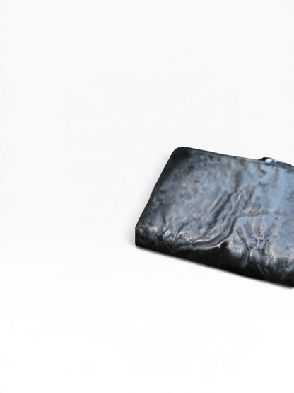 ROUND ZIP LONG WALLET / WAXED HORSEBUTT / BLK