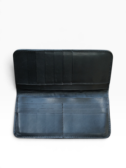 LONG BILL WALLET / WAXED HORSE BUTT