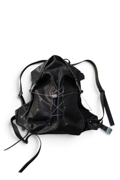 METAL WIRE RUCKSACK / OIL HORSE / BLACK