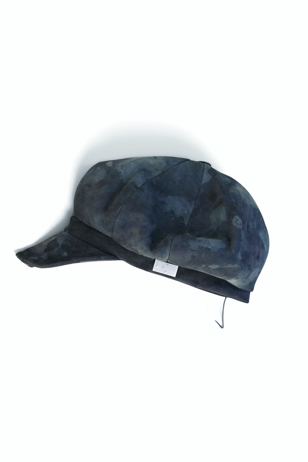 CASQUETTE / LAMB LEATHER SUEDE / BLACK / FREE SIZE /