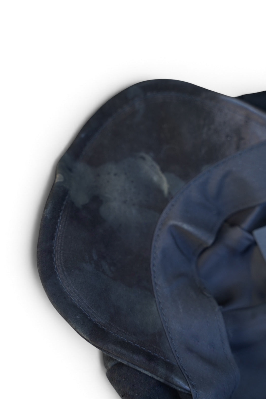 CASQUETTE / LAMB LEATHER SUEDE / BLACK / FREE SIZE /