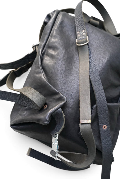METAL WIRE RUCKSACK / OIL HORSE / BLACK