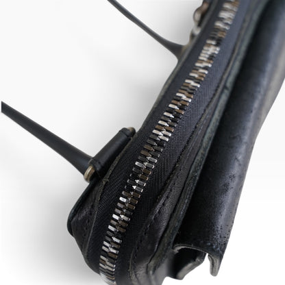 Wallet bag / WAXED HORSE BUTT / black