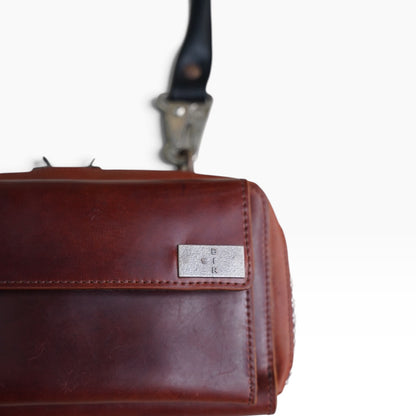 Wallet bag / WAXED HORSE BUTT / BROWN BURGHUNDY