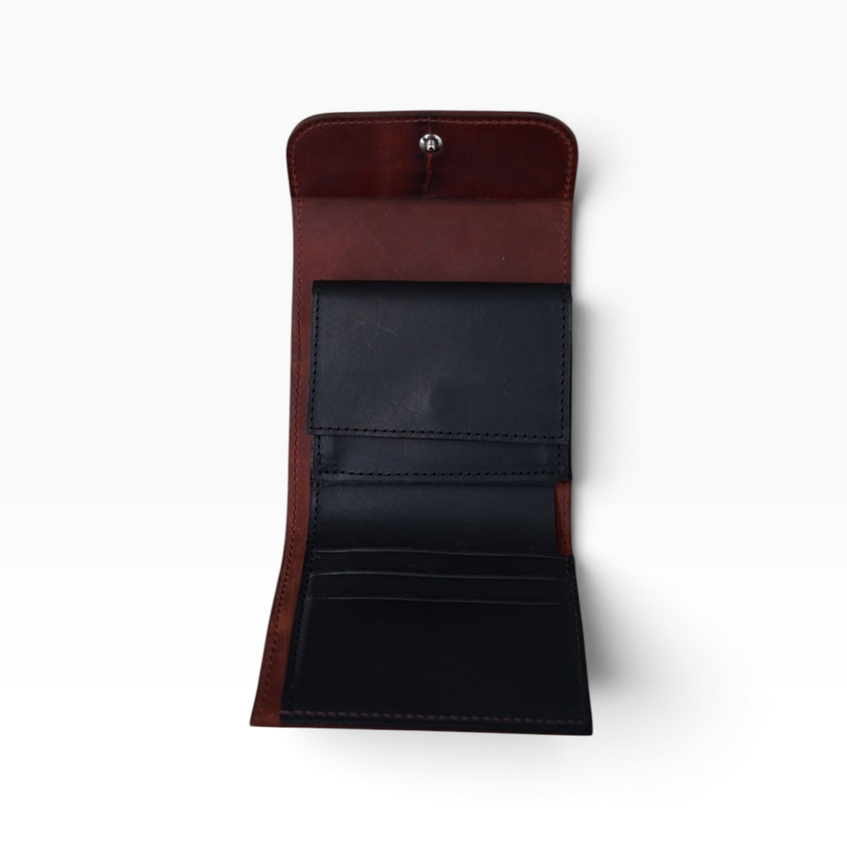 FOLDED WALLET / SHELL CORDOVAN　/ Brown Burgundy
