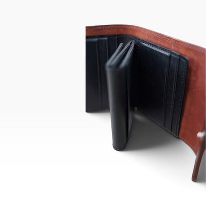 FOLDED WALLET / SHELL CORDOVAN　/ Brown Burgundy