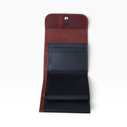 FOLDED WALLET / SHELL CORDOVAN　/ Brown Burgundy