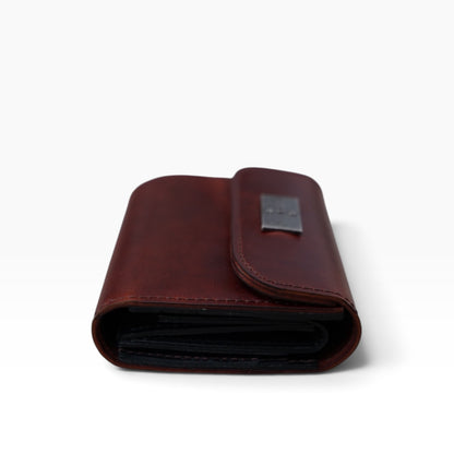 FOLDED WALLET / SHELL CORDOVAN　/ Brown Burgundy
