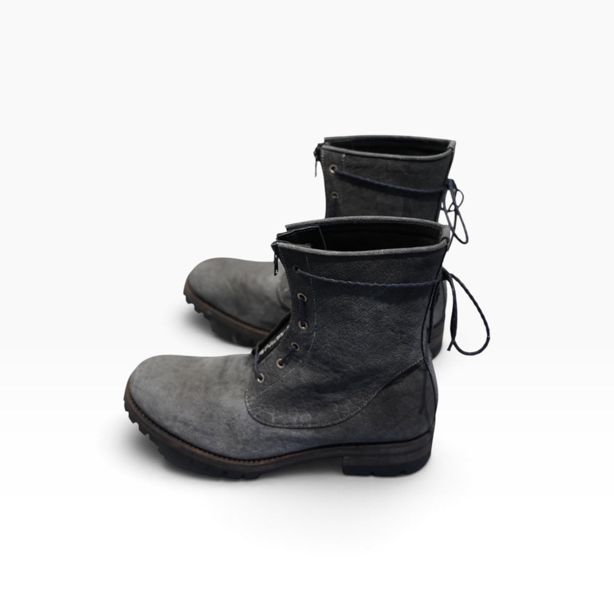 LIMITED / LOGGER FIREMAN BOOTS / ELEPHANT / OBJECT DYED W/ JP SUMI INK / 44