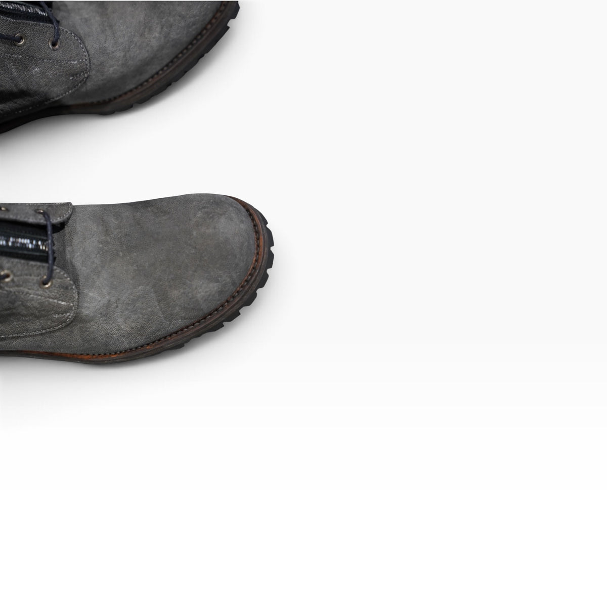 LIMITED / LOGGER FIREMAN BOOTS / ELEPHANT / OBJECT DYED W/ JP SUMI INK / 44