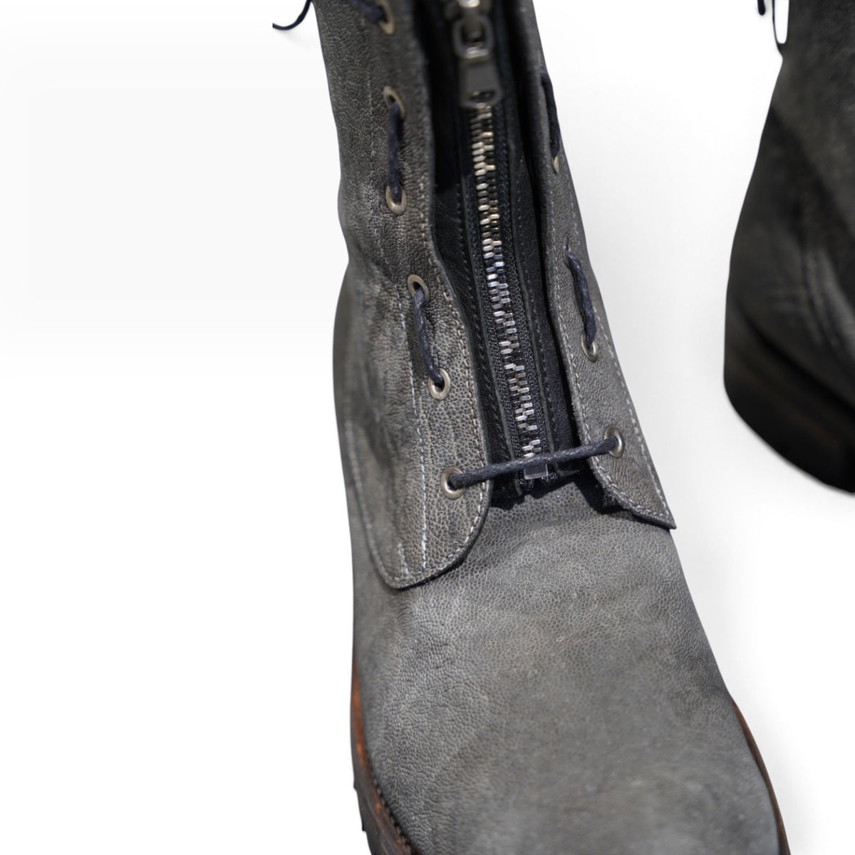 LIMITED / LOGGER FIREMAN BOOTS / ELEPHANT / OBJECT DYED W/ JP SUMI INK / 44