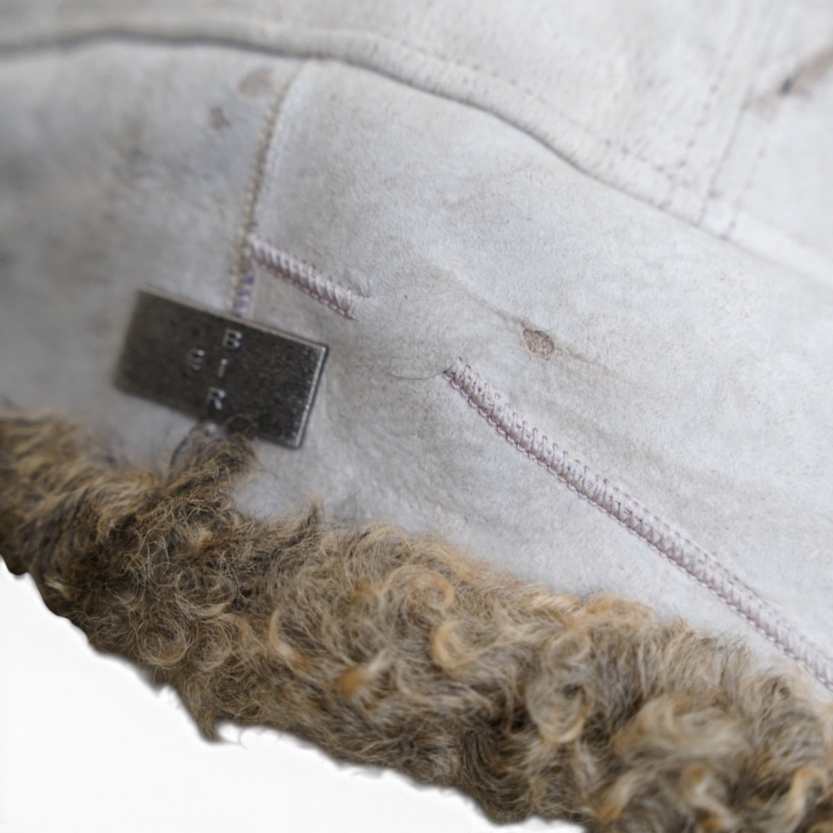 AVIATOR CAP / SHEARLING / CURLY