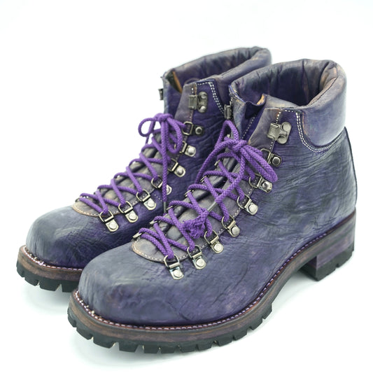 Mountain Boots / Waxed Horse Butt / PURPLE