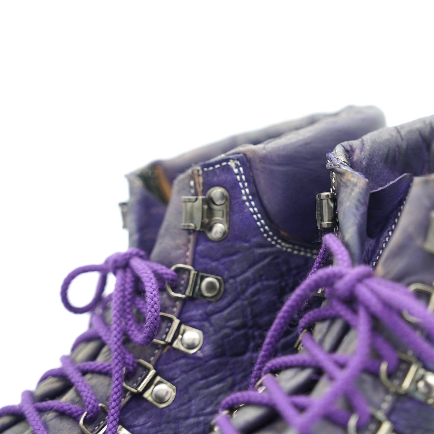 Mountain Boots / Waxed Horse Butt / PURPLE